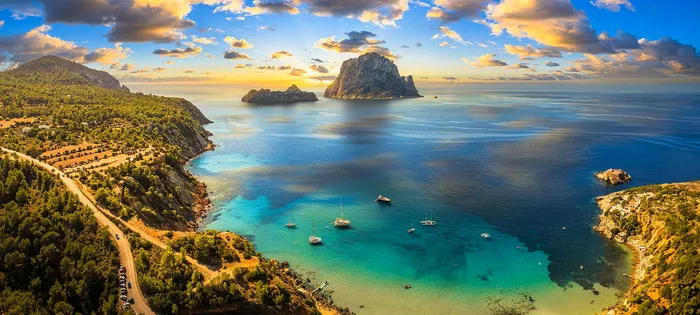 View of Ibiza