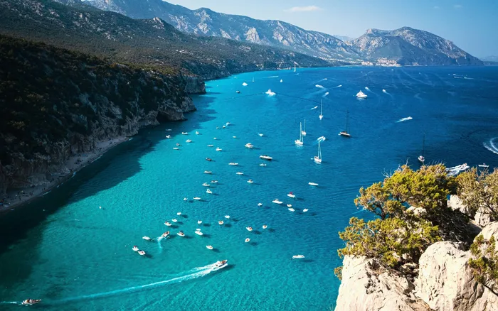 View of Sardinia